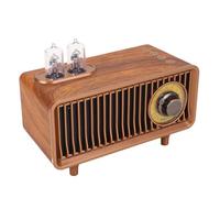 Tosuny Altavoz Retro, Radio Vintage con 5.0, Radio FM, Batería de 1500 MAh, Alcance Inalámbrico de 8-10 M, Luz Ambiental, para Oficina en Casa, Fiesta Al Aire Libre