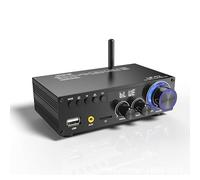 Tosuny Amplificador Estéreo Bluetooth5.1, Amplificador Digital HiFi de 2.1 Canal para Altavoces Pasivos, Receptor Estéreo Cine en Casa con USB/Memory (50Wx2RMS)