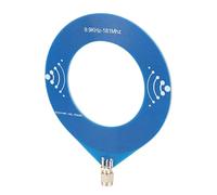 Tosuny Antena de Bucle Pequeño, Conector Macho RP SMA de Amplio Rango de Frecuencia de 9,9 KHz a 181 MHz, con Convertidor de Baja Impedancia para Radio FM Am SW, Radio Definida por