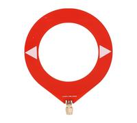 Tosuny Antena de Corta de Bucle Portátil |10kHz-180MHz con Convertidor SMA de Baja Impedancia para Radio ((Rojo) SMA Macho)