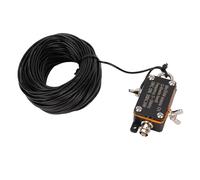 Tosuny Antena de EFHW 3-30MHz, Media Portátil Fed Alimentada para la Radio Ham, 40-10 Metros Multiband con Bolsa de Transporte, SWR <1.5, Ideal para Operaciones de Campo, Kits de