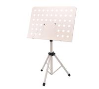Tosuny Atril para Partituras, Atril Plegable Ajustable para Partituras, Soporte Portátil Ajustable en Altura de 80-147,5 Cm, Bandeja de Música Estable, para Actuaciones, Viajes, Escuela, Banda en Casa