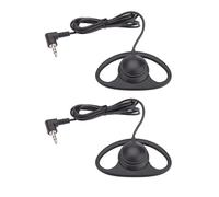 Tosuny Auricular en Forma de D, Auricular con Gancho para de un Solo Lado de 3,5 Mm, Ergonómico con Gancho para una Sola Oreja para Llamadas VoIP, Videoconfere (2PCS)
