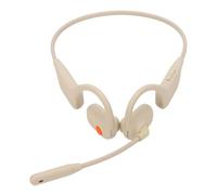 Tosuny Auriculares Abiertos con Micrófono, Auriculares Inalámbricos Bluetooth con Micrófono con Cancelación de Ruido por IA, Ultraligeros de Conducción Aérea de 29 G para (Albaricoque)