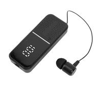 Tosuny Auriculares Inalámbricos Lavalier, Auriculares de un Oído con 50 Horas de Reproducción y Llamada Clara, Auriculares con Cable Ajustable de 31 Cm, para Conducir o Andar en (Black)