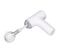 Tosuny Batidor de Huevos Eléctrico, Batidora de Mano Inalámbrica, Batidor de Huevos de Mano para Aderezo de Ensalada de Crema, Batidora Pequeña para Hornear, Batir, (WHITE)