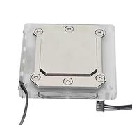 Tosuny Bloque de Refrigeración por Agua de CPU de Alto Rendimiento, Diseño Simple para CPU, Acrílico y Latón Retroiluminados RGB