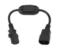 Tosuny Cable de Extensión de Alimentación IEC320 C14 a C13, Cable Adaptador de Corriente IEC320 C14 Macho a IEC320 C13 Hembra, Cable de Conexión IEC Resistente con Interruptor para PC