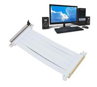 Tosuny Cable Elevador PCIE 5.0 X16, Cable de Extensión de Tarjeta Gráfica PCIE Flexible de Alta Velocidad Cable Adaptador Universal PCIE 5.0 GPU Compatible con RTX4090 (ti), RX8900 (XT)