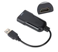 Tosuny Caja Adaptadora de Grabación de Video a USB Tarjeta de Adquisición de Video 1080P de Alta Definición para, Fácil de Transportar sin Fuente de Alimentación Externa, Ideal para Usuarios de