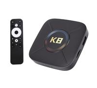 Tosuny Caja de Android 14 TV, Caja de Streaming WiFi6 4K, 2GB+16GB | Reproductor Multimedia de Streaming con Luz RGB, CPU ARM de Cuatro Núcleos, GPU Mali 450, WiFi 2,4G/5G, HD2.0b Compatible
