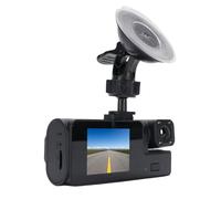 Tosuny Cámara de Tablero, Grabación de Doble Lente 1920 1080P Frontal y 1280 720P Interior con Interconexión Móvil WiFi, Vigilancia de Estacionamiento con Tarjeta de 32 GB para