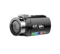 Tosuny Cámara de Vídeo 4K 64MP, Cámara Grabadora Digital con Pantalla IPS de Rotación de 3 Pulgadas, Zoom 28X, Enfoque Automático, Luz de Relleno LED, Batería de 4800 MAh, Videocámara