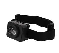 Tosuny Cámara de Vídeo Montada en la Cabeza, Cámara Frontal LED 1080P, Grabadora de Vídeo Montada en la Cabeza con Iluminación Ajustable de 45°, Detección Inteligente, Batería 1000 MAh