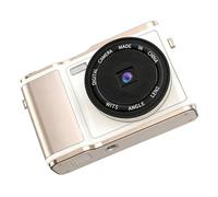 Tosuny Cámara Digital 4K para Fotografía, Cámara Vlogging de 48MP con Pantalla Abatible de 180° de 3", Zoom Digital 18X, Enfoque Automático, Antivibración, Filtro, de Viaje (White)