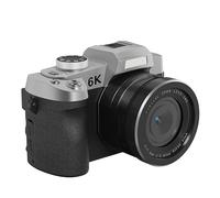 Tosuny Cámara Digital 6K, Cámara WiFi UHD de 84 MP con Zoom óptico de 18x, Pantalla Abatible de 3 Pulgadas y Flash, para Viajes, Grabación de Video, Cámara Web, Selfies. (Black)