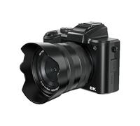 Tosuny Cámara Digital 8K 88MP con Enfoque Automático, Zoom Digital 16X Lente Frontal/Trasera Dual, Pantalla Táctil WiFi Vlogging Cámara para Grabación de Vídeo