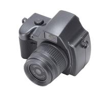 Tosuny Cámara Digital con Llavero Pequeño, Cámara de Vídeo Retro Compacta con Pantalla de 2K de 1,47 Pulgadas y Collar con Llavero, para Viajes, Vlog Diario, Regalo de Cumpleaños (Black)