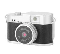 Tosuny Cámara Digital Vintage, Fotos de 2 MP, Vídeo de 2560 X 1440, Pantalla a Color de 1,47 Pulgadas, Cámara Pequeña Compacta con Luz LED y 4 Filtros para Niños Principiantes (Black)