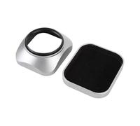 Tosuny Capucha de la Lente de la Cámara, Capucha Cuadrada de la Lente de la aleación de Aluminio con el Casquillo, Bloqueo Ligero y reflexión Anti, Interfaz de rotación del Hilo (43MM)