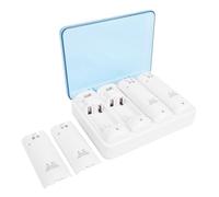 Tosuny Cargador de Batería para Mando a Distancia W II/W II U, Estación de Carga 4 en 1 con 4 Baterías Recargables de 2800 MAh, Indicador LED, para Baterías Remotas de (White)