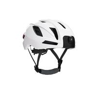 Tosuny Casco de Bicicleta con cámara, grabadora de vídeo 1080P HD, música Bluetooth y luz Trasera Inteligente incorporada, 170 ° de ángulo Amplio, Casco de Ciclismo Inteligente WiFi (White)