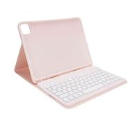 Tosuny Caso de Teclado para iOS Pro 11 M4 2024, Caso con Teclado Desmontable Magnético y 7 Teclas de Retroiluminación de Color: Soporte Ajustable, Soporte para Pluma para el (Pink)
