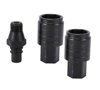 Tosuny Conector de Taladro de Agua de Liberación Rápida Broca de Duradera Fácil para Profesionales Adaptador de Acero de Aleación 2 Macho 1 Hembra para Trabajos de Perforación Eficientes