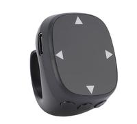 Tosuny Control Remoto de Bluetooth Inteligente, Anillo de Desplazamiento Remoto con Pantalla Táctil, Rango de 10 M de Batería de 24 Horas para Fotos Videos Página Turning Music (Black)