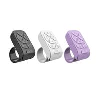 Tosuny Control Remoto de Desplazamiento, Obturador Remoto Inalámbrico de Cámara Giratoria de Página para Tableta de Teléfono Celular, con Soporte para Instagram iOS 8 (Black)