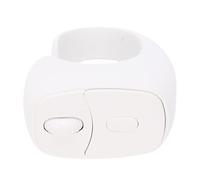 Tosuny Controlador de Anillo Bluetooth con Rueda de Desplazamiento, Control Remoto Inalámbrico para Desplazamiento en Redes Sociales, Dedo Recargable Portátil para Teléfono y Tableta (White)