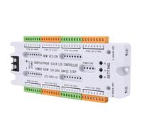 Tosuny Controlador de Luz de Escalera LED, Sensor de Movimiento de 32 Canales, Controlador de Luz de Paso de Detección de Cuerpo Humano con Protector contra Cortocircuitos para Escalera