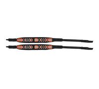 Tosuny Correas para Hombros de Acordeón, Arnés de Terciopelo de Cuero de Ajuste Universal con Ajuste de Longitud, Juego de Correas para Acordeón de 73-109 Cm para Accesorios de Bajo 16-120 (étnico