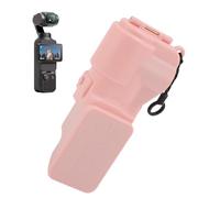 Tosuny Cubierta Protectora, Abrir Fácilmente el Protector de Pantalla de la Lente de la Cámara de Cámaras a Prueba de Rasguños Fácilmente para el Bolsillo 3, con una Esponja Anti (Pink)