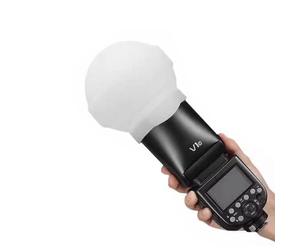 Tosuny Cúpula de Difusión de Silicona Plegable, Difusor de Flash Plegable 3 en 1 para Flash de Cabeza Redonda, Material de Calidad Alimentaria Instalado en 1 Segundo para Fotografía de