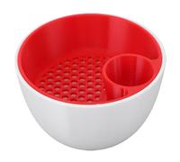 Tosuny Dual Chamber Pistachio Bowl Snack Serving Dish with Shell | Nut Cracker Buddy, mesa de fiesta moderna, contenedor superior desmontable, plato de entretenimiento multiusos
