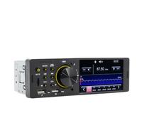 Tosuny Estéreo para Automóvil de un DIN con Enlace Inalámbrico para Teléfono Inteligente y Android Auto, Pantalla IPS de 4 Pulgadas, Cámara de Respaldo 1080P Incorporada, Control