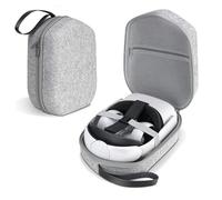 Tosuny Estuche Rígido para Meta Quest2, Bolsa de Almacenamiento de Viaje Portátil con Forro Protector de Fieltro, Diseño Compacto para Auriculares VR, Controladores y Correa
