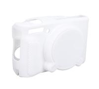 Tosuny Funda de Silicona para Cámara Digital SX740 SX730, Cubierta Protectora Antideslizante a Prueba de Arañazos con Apertura del Compartimento Inferior de la Batería para Cámara (White)