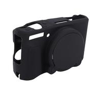 Tosuny Funda de Silicona para Cámara Digital SX740 SX730, Cubierta Protectora Antideslizante a Prueba de Arañazos con Apertura del Compartimento Inferior de la Batería para Cámara (Black)