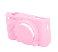 Tosuny Funda de Silicona para Cámara Digital SX740 SX730, Cubierta Protectora Antideslizante a Prueba de Arañazos con Apertura del Compartimento Inferior de la Batería para Cámara (Rosado)