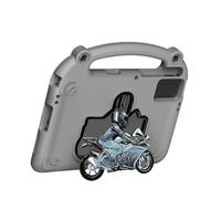 Tosuny Funda para Tableta a Prueba de Golpes, Cubierta Protectora de Espuma EVA con Soporte y Asa en Forma de Motocicleta, para Tab S9 S8 S7 de 11 Pulgadas, Pad 6 5, Pad SE (Grey)