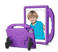 Tosuny Funda para Tableta iOS de 12,9" (2018/2020/2021/2022), iOS Pad Pro de 13" (2024), Tablet Air de 13" (2024/2025), Funda Protectora de Cuerpo Completo con Asa Giratoria y Soporte (Purple)