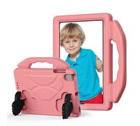 Tosuny Funda para Tableta iOS Pad Mini 1/2/3/4/5 de 7,9 Pulgadas, Funda Protectora de Cuerpo Completo a Prueba de Golpes con Mango Plegable Giratorio y Soporte (Rosa durazno)