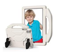 Tosuny Funda para Tableta iOS Pad Mini 1/2/3/4/5 de 7,9 Pulgadas, Funda Protectora de Cuerpo Completo a Prueba de Golpes con Mango Plegable Giratorio y Soporte (Beige)