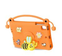 Tosuny Funda para Tableta para iOS Tablet Mini 1/2/3/4/5, Cubierta Protectora Resistente de Cuerpo Completo con Soporte, Cubierta Resistente a Prueba de Golpes para Tabletas iOS M (Orange)