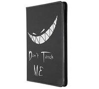 Tosuny Funda Protectora Universal de PU para Tableta, Funda de Policarbonato y Cuero de PU de Doble Capa con Protección de 360 Grados y Función de Soporte, para Tableta iOS de 9,7 (Sonrisa