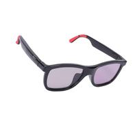 Tosuny Gafas Inteligentes AI con Lentes Electrocrómicas Táctiles, Parlantes Abiertos Bluetooth 5.4, Control de Voz para Música y Llamadas, Bloqueo de Luz Azul para Hombres y Mujeres (Rojo)