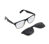 Tosuny Gafas Inteligentes con Traducción de IA, Control de Voz 5.3, Traducción a 144 Idiomas, Lentes Polarizadas, Diseño de Carga Magnética Dual, Ideales para