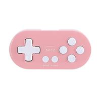 Tosuny Gamepad Bluetooth Inalámbrico Portátil Mini Controlador Pequeño para Computadora con Teléfono Móvil, Gamepad Liviano para Facilitar su Transporte Azul-Verde para Jugadores en Movimiento (PINK)